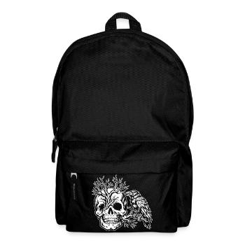 Crâne, Arbre et Corbeau - Sac à dos - noir - Devant