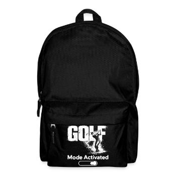 Golf Shirt Golf Mode Activated Golfer Gift - Rucksack - Schwarz - Vorne