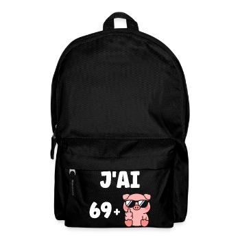 69 plus 1 - Sac à dos - noir - Devant