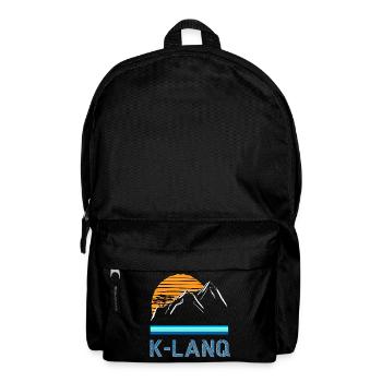 K-LANQ Calanques Marseille Outdoor Vintage - Backpack - black - Front