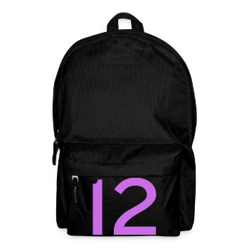 12 - Rucksack - Schwarz - Vorne
