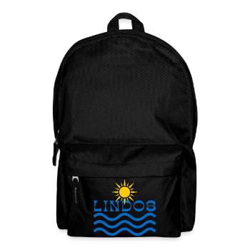Lindos Sun and Waves - Backpack - black - Front