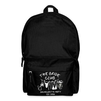 Bride Club Bachelorette 2026 JGA - Rucksack - Schwarz - Vorne