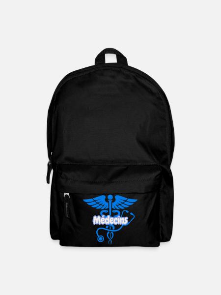 Médecins Caduceus Bleu  - Sac à dos - noir