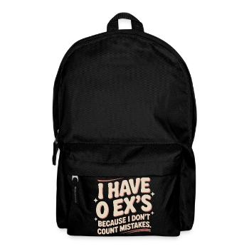 Ex-petit ami J’ai 0 ex Séparation Divorce célibataire - Sac à dos - noir - Devant