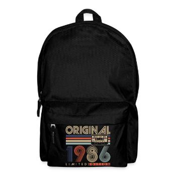 40 Geburtstag 40 Jahre 1986 Jahrgang geboren - Rucksack - Schwarz - Vorne