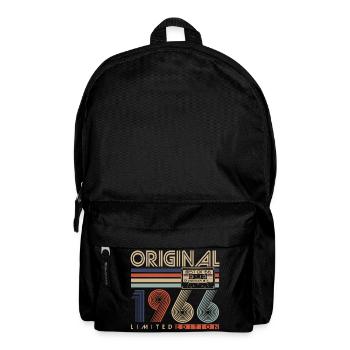 60e anniversaire 60 ans 1966 Né - Sac à dos - noir - Devant