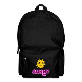 Ambiance ensoleillée Sourire - Sac à dos - noir - Devant