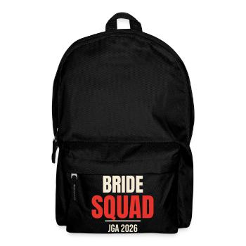 Mariage de l’équipe de mariée pour enterrement de vie de jeune fille - Sac à dos - noir - Devant
