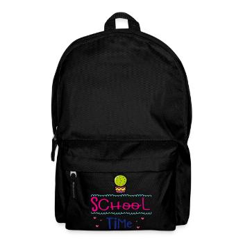 School Time - Rucksack - Schwarz - Vorne
