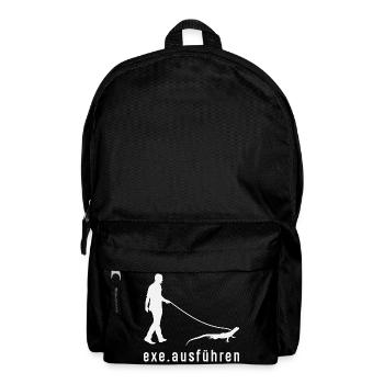 Exe Ausführen Informatiker - Rucksack - Schwarz - Vorne