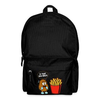 C’est toi, mec ?! Frites Frites Frites - Sac à dos - noir - Devant