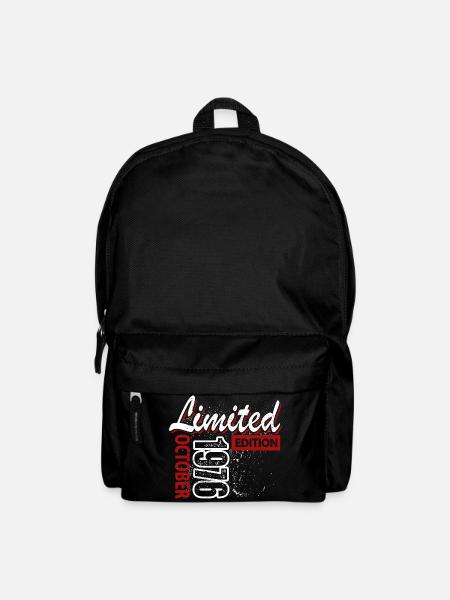 Limited Edition Oktober 1976 Geburtstag Geschenk - Rucksack - Schwarz