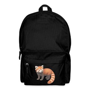 Roter Panda süßes Waldtier - Rucksack - Schwarz - Vorne