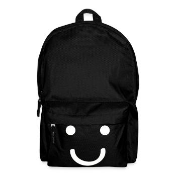 Smileface - Rucksack - Schwarz - Vorne