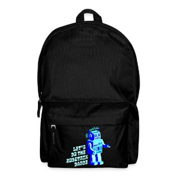 robotnik dance - old school robots - Rucksack - Schwarz - Vorne