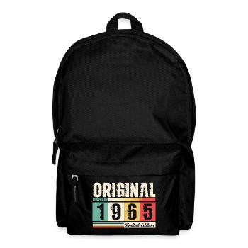 60. Geburtstag Geschenk Mann Original Februar 1965 - Rucksack - Schwarz - Vorne