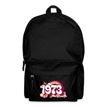 Retro 1973 Birthday Party Woman 50 Years - Backpack - black - Front