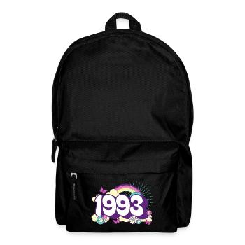 Retro 1993 Fête Anniversaire Femme 30 Ans - Sac à dos - noir - Devant