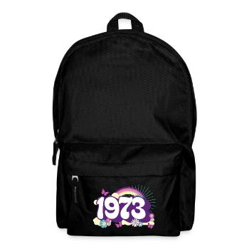 Retro 1973 Birthday Party Woman 50 Years - Backpack - black - Front