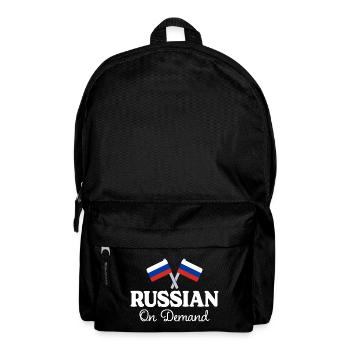 Traducteur Russe Interprète Russe - Sac à dos - noir - Devant