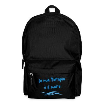 Ma thérapie, c’est la mer - Sac à dos - noir - Devant