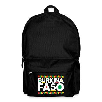 Burkina Faso flag - Backpack - black - Front