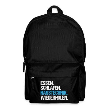 Haustechniker Haustechnik Techniker Hausmeister - Rucksack - Schwarz - Vorne