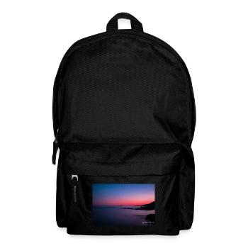 Îles Sanguinaires at sunset - Backpack - black - Front