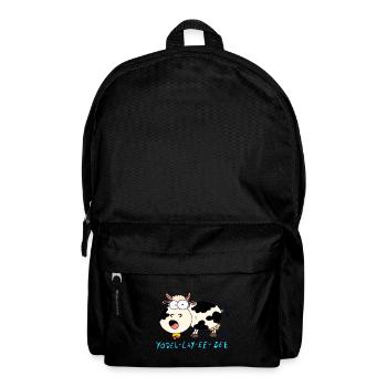 Yodeling cow - Backpack - black - Front