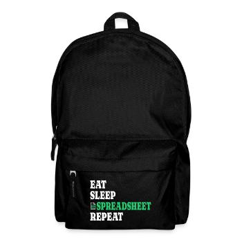 Insurance Actuary Analyst Spreadsheet - Backpack - black - Front