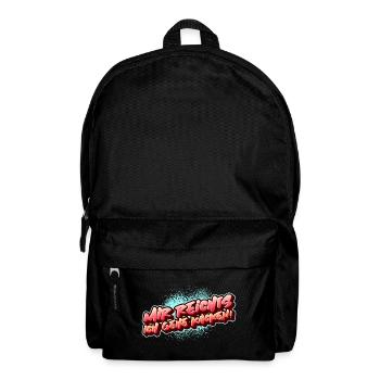 Mir reichts ich gehe kacken - Rucksack - Schwarz - Vorne