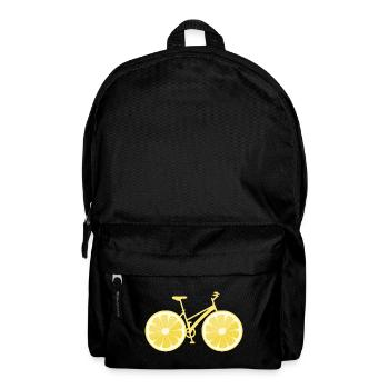 Fahrrad Zitrone - Rucksack - Schwarz - Vorne