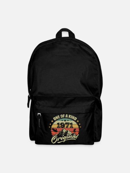 1971 Vintage Geburtstag 1971 Retro Jahrgang 1971 - Rucksack - Schwarz