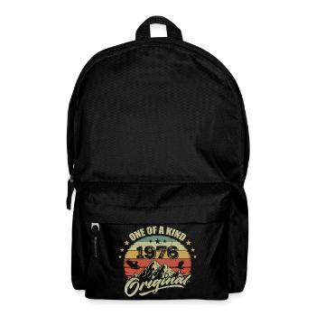 1976 Jahrgang Geburtstag 1976 Retro Jahrgang 1976 - Rucksack - Schwarz - Vorne
