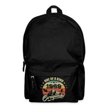 1969 Anniversaire vintage 1969 rétro né en 1969 - Sac à dos - noir - Devant