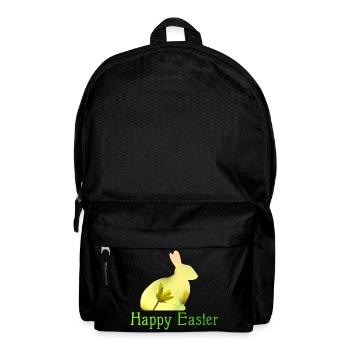 Happy Easter - Rucksack - Schwarz - Vorne