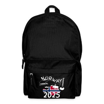 Norway 2025 Plaice with Mountains and Moose Fishing - Backpack - black - Front