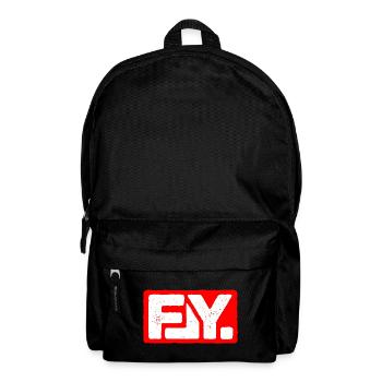 FLY Paragliding Logo - Sac à dos - noir - Devant