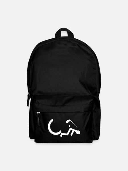 Humor Golfer 6 Handicap Golf - Rucksack - Schwarz
