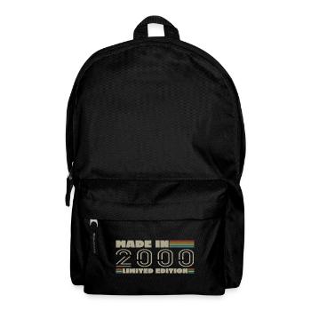 Vintage 2000 2000 Birthday Gift Born in 2000 - Backpack - black - Front