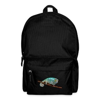 Chamäleon - Rucksack - Schwarz - Vorne