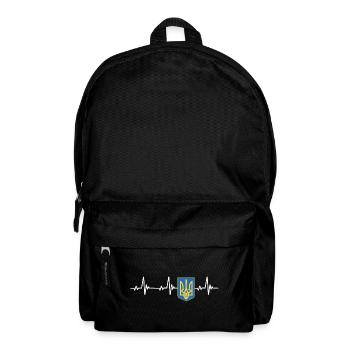UKRAINE Flag - Backpack - black - Front