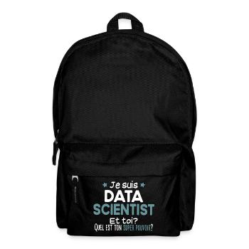 Data Scientist Métier Cadeau Humour Maths - Sac à dos - noir - Devant
