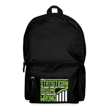 statistician - Backpack - black - Front