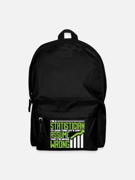 Statistiker - Rucksack - Schwarz