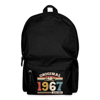 58ème anniversaire cadeau mari Original février 1967 - Sac à dos - noir - Devant