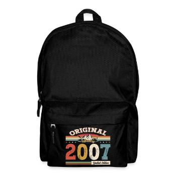 Cadeau d'anniversaire 18 ans Homme Original Février 2007 - Sac à dos - noir - Devant