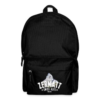 Zermatt Swiss Alps - Backpack - black - Front