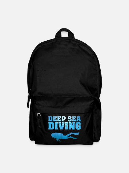 Diving Divers Deep Sea Divers - Backpack - black